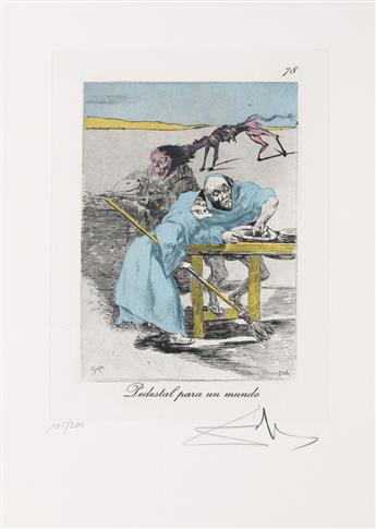 SALVADOR DALÍ Les Caprices de Goya.